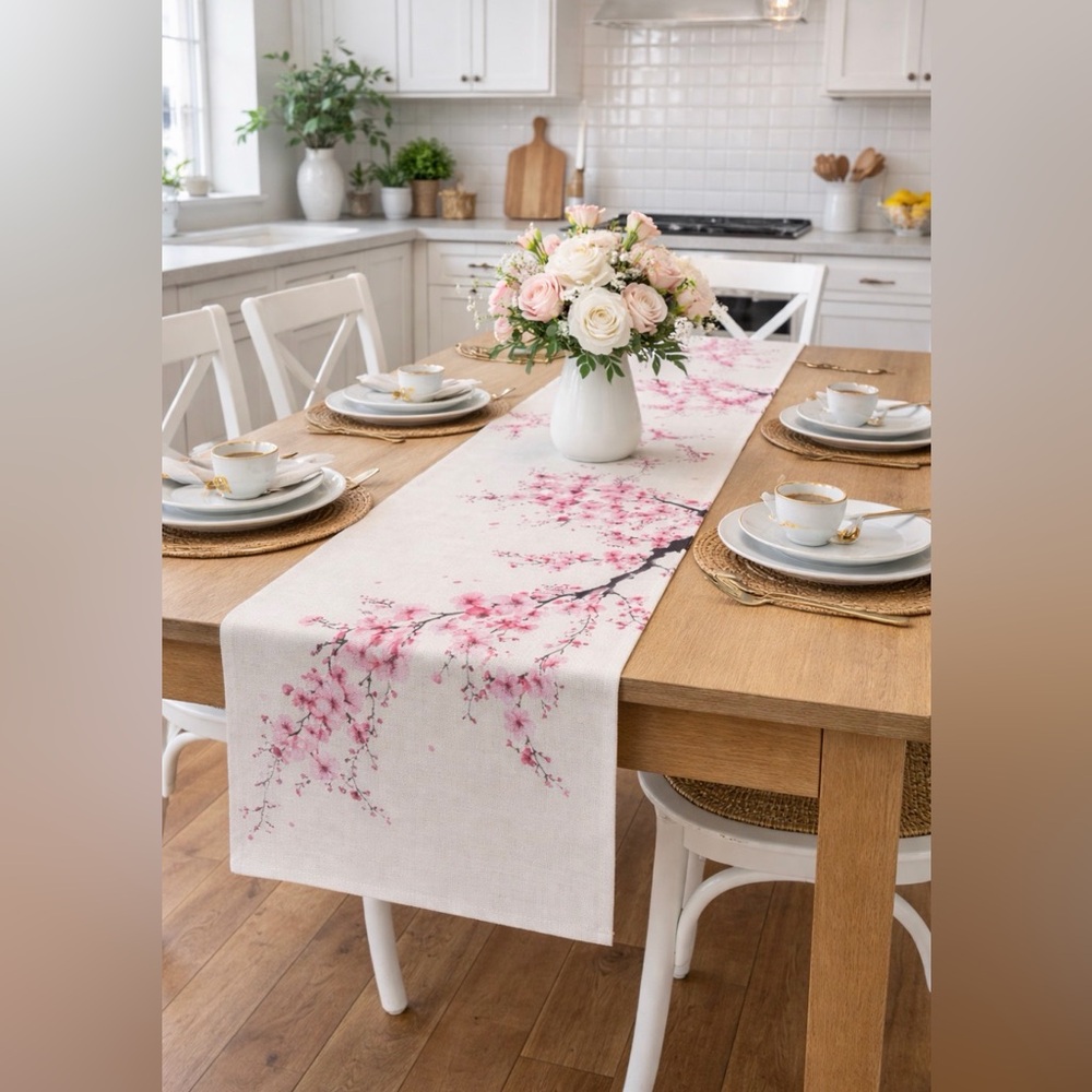 ✈️ B32-BB Cherry Blossom 🌸 Table Runner